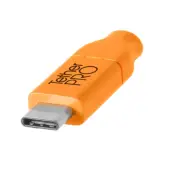 Tetherpro USB-C to USB-C 90cm - Hi-Vis Orange