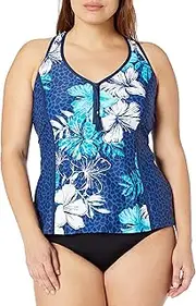 [Beach House] Women's Plus Size Racerback Tankini