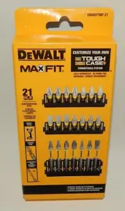 DeWalt Maxfit Carbon Steel Driving Bit Set 1" & 2" - New in Box