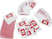 COSMEVIVI 2 Sets Mahjong Mahjong Tiles Mahjong Playing Card American Mahjong Travel Cards Mahjong League Cards 2024 Mahjong Scoring Cards Mahjong Score Cards Paper Red