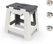 M Crumt 13'' Folding Step Stool for Adults and Kids Hold Up to 300 LB Non-Slip