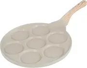 BETIMFAN Pancake Pan Nonstick Pancake Maker 7 Cup Egg Cooker Pan Even Heating Pancake Maker Pan Practical Pancake Frying Pan Multifunctional Pancake Cooker Pan for Kids Breakfast Brunch