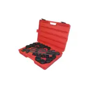 27 PC Drive Impact Socket 3/4" Drive Ratchet Vanadium SAE