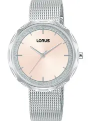 Lorus RG239WX9 Pink Dial Silver Stainless Steel Womens Watch