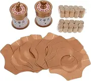 HAKIDZEL 1Set Moxibustion Therapy Box Portable Health Care Moxibustion Stickers Lightweight and Easy to Carry Heat Insulation Design for Moxa Treatment for Home Use