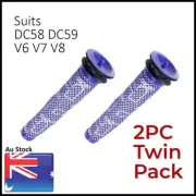 2x Pre & Post HEPA Filter For Dyson V8 V7 Animal Absolute Vacuum Replacement HQ