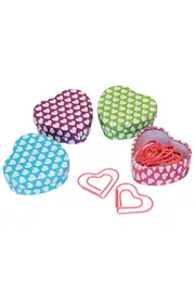 Hearts Paper Clip Tins--IS-IS2224