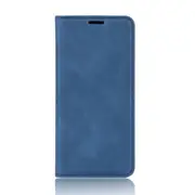 Magnetic Adsorption Pu Leather Phone Case for Huawei P Smart 2021 Retro Case Wallet Business Phone Protective Cover