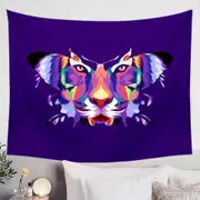 Artistic Colorful Butterfly Tiger Tapestry