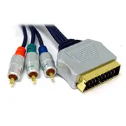 Quality SCART to Component RGB Video Cable Lead FOXTEL DVD OFC Gold Plated