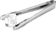 KICHOUSE 3pcs Stainless Steel Ice Tongs Skid Sugar Tongs for Serving Sugar Cubes Ice Cubes and Appetizers Kitchen Tool for Parties Cafes and Home Use
