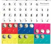 Magnetic Dry Erase Board Music Teaching Tool for Piano Students Teachers Classroom