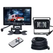 7 inch Rear View Monitor Screen 4PIN CCD HD Reversing Camera For Truck 12V 24V