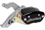 Wilwood 1-Piston MC4 Mechanical Park Brake Caliper L/H - Black 1.19" Bore Size, 0.81" Disc Width, 6407 Pad Plate WB120-12070-BK