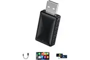 Mini Wireless Carplay Adapter 2025, Easy to Set Up and Upgrade Wired CarPlay&Android Auto to Wireless, Connects Quickly, Portable Mini Car Play Dongle, Fit for Cars with Built-in CarPlay