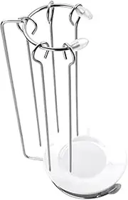GANAZONO 1Set Stainless Steel Hanging Rack for BBQ Durable Grill Food Rack with Drip Tray for Outdoor Barbecue Gatherings and Picnics Easy to Assemble and Store Skewers