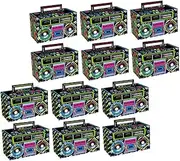 FOMIYES Small Cookie Boxes Retro Radio Tape Design for 80s Party Decorations Favors