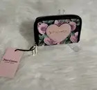 Juicy Couture Moody Garden Black Whole Lotta Love Small Wallet