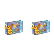 24pc Djeco Duo Vehicles Jigsaw Puzzle Kids/Children Educational Game 2y+