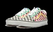 VANS OLD SKOOL GLITTER CHECK UNISEX MEN SIZE 7.5 = WOMEN SIZE 9 SHOES MULTI NEW