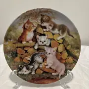 Bradford Exchange Abenteuer auf dem Holzstapel Collector Plate