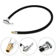 60cm Car Tire Valve Connect Pipe Chuck Inflator Air Pump Extension Adapter New