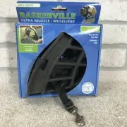 Baskerville Ultra Muzzle Dogs Size 6 Black Comfort Training Allows for Treats