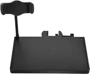 Sosoport Clamp Microphone Stand Tray Multi Functional Sound Card Holder Easy Installation Mic Stand Rack for Live Broadcast Durable Plastic