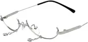 [Healvian] Glasses Without Lenses Fiesta Glasses Photography Glasses Spoof Glasses Sunglasses Kids Party Glasses Party Eyeglasses Glasses Prop Without Lens Glass No Lenses Decorate Goggles
