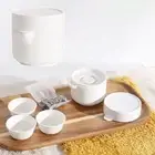 Outdoor Travel Tea Set Cup Storage Tea Pot Set Simple Disposable Teapot