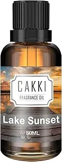 Essential Oils for Diffusers for Home, Scent-Lake Sunset, Single Large Size 50ml, CAKKI Fragrance Oils, for Candle Making, for Soap Making, Diffuser Oil Scents