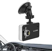 Dashcam Front and Inside | 3-Channel Car Camera - Smart 1080P Night Vision Vehicle Video Equipment for Trucks, Motorcycles