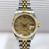 在飛比找蝦皮購物優惠-Rolex 勞力士 蠔式半金 原帶 錶耳無洞 69173紀念