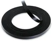 WoodPress® 15mm Matt Black Melamine Pre-Glued Veneer Edging Tape – 50m Trade Roll – Iron-On Wood Application