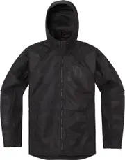 Icon Airform Motorcycle Textile Jacket, black, Size M for Men