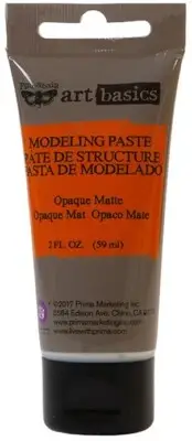 Finnabair Art Basics Modeling Paste 2oz Opaque Matte