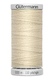 Gutermann Extra Strong Polyester Thread #169 NATURAL, 100m Spool