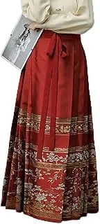 [JIMINISO] 16 Style Spring Modern Commute Female Ming Lace Horse Face Skirt Chinese Style Suit Chinese Traditional Dress Set