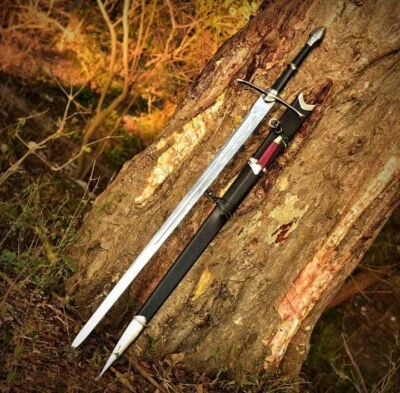 Anduril Sword Lord Of Rings Sword Custom Replica Staider Sword & Scabbard