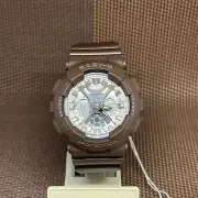 Casio Baby-G BA-130SW-5A Silver Analog Digital Brown Resin Casual Women's Watch
