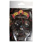 Guns N' Roses Appetite Skulls 5 Pack Button Badge Pack