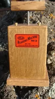 Dynamite Detonator Blasting Machine lamp switch