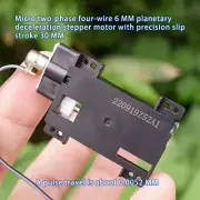 Mini 6mm Stepper Motor 2-Phase 4-Wire 30mm Slider Screw Stroke Linear ActuatorD9