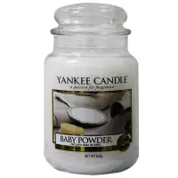 在飛比找博客來優惠-YANKEE CANDLE 香氛蠟燭 623g-嬰兒爽身粉