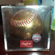 Cooperstown Hall of Fame 2010 Andre Dawson Whitey Herzog Gold Rawlings Baseball