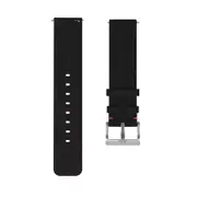 Canvas Watch Band Strap With Buckle Connector Replacement Wristband For Fitbit Versa BLACK COLOR
