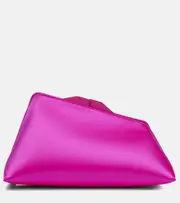[The Attico] The Attico 8.30 PM silk-blend clutch One Size pink