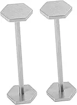 FELTECHELECTR 2pcs Stainless Steel Chopstick Holder Elegant Rest for Utensils Non Slip Design for Forks Knives Spoons for Kitchen Dining Table Use