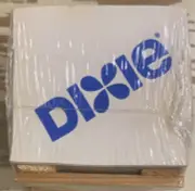 DIXIE Livingware Brand Memo Scratch Paper Cube Vintage * New Damaged Pkg 3.5” Sq