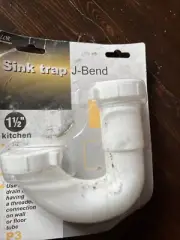 LDR Sink Trap J-Bend 1 1/2" Kitchen 506 6010 P3